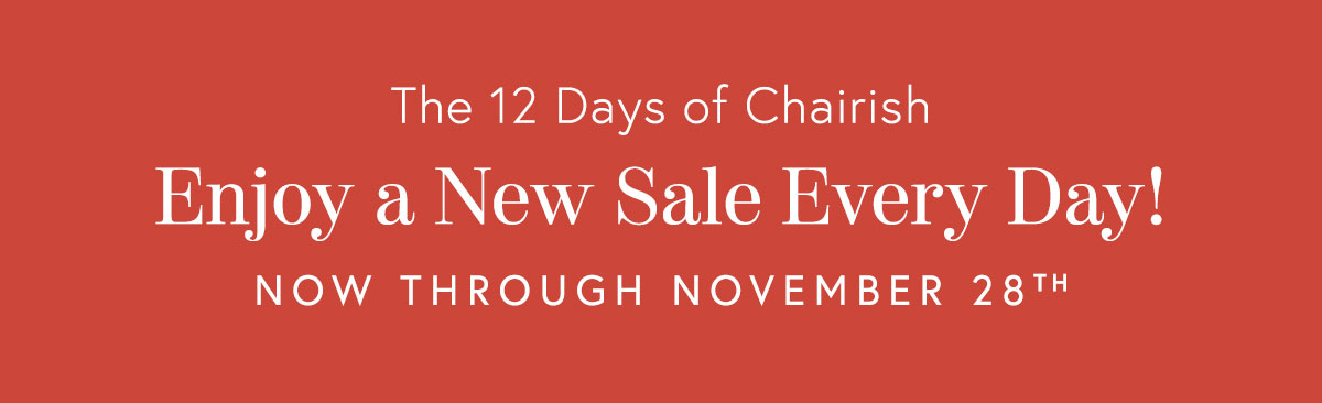 Starts Now: The 12 Days of Chairish Sale Up to 50% Off - Chairish